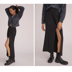 Anthropologie Slim Slit-Hem Maxi Skirt Sz S - NWT